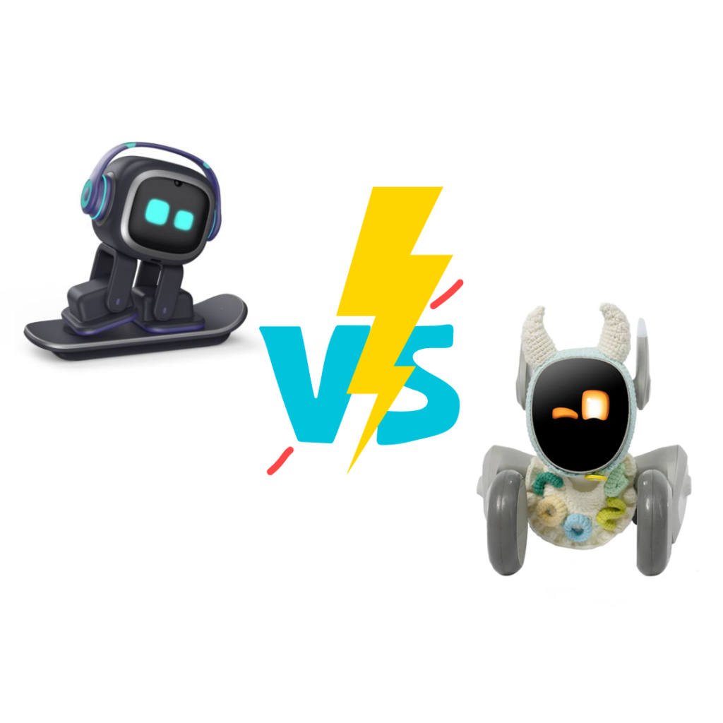 Loona robot vs emo robot