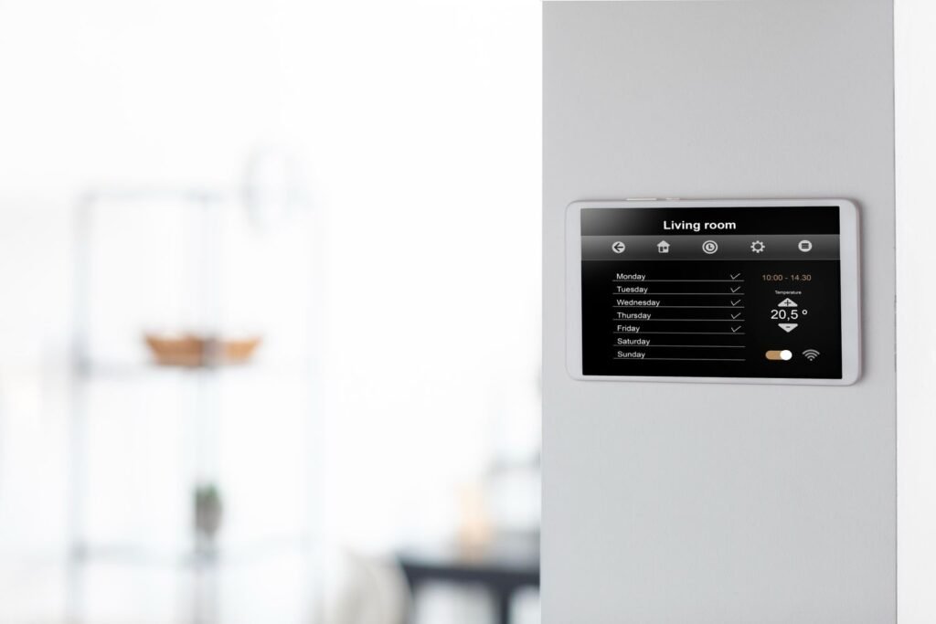 home automation swithes on the wall