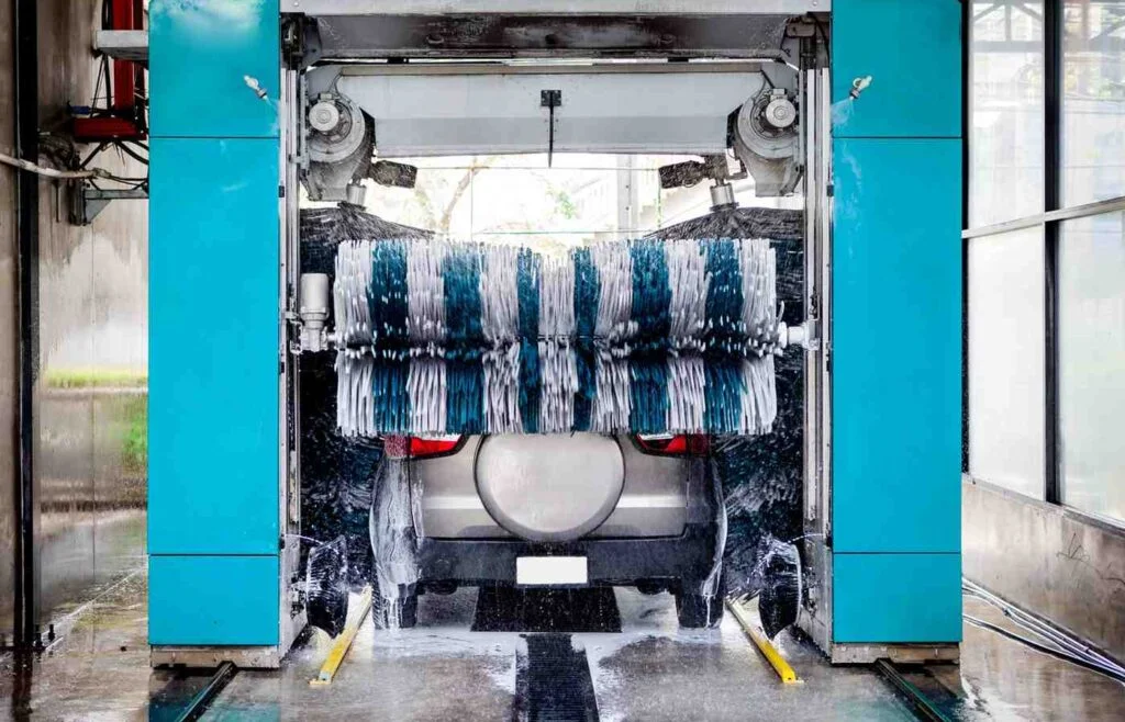 automatic car wash set up